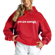 Enough img red white