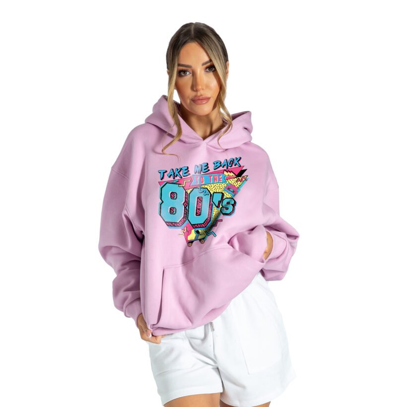 To the 80's light pink front